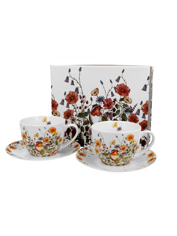 Pl 2 Filiżanki 280 Ml Ze Spodkami Wild Bird