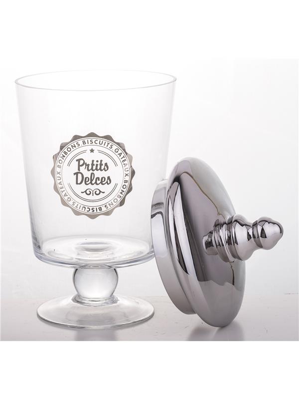 Dekorativna steklena posoda