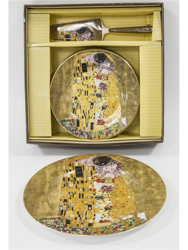 Komplet za pecivo-dekor Klimt Poljub