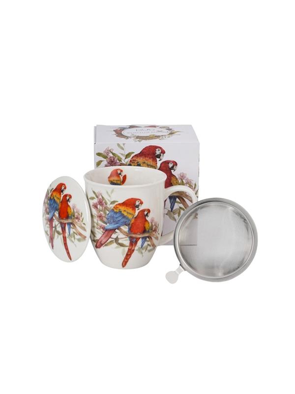Pl Kubek Z Zaparzaczem Ptasi Świat Papugi Ara