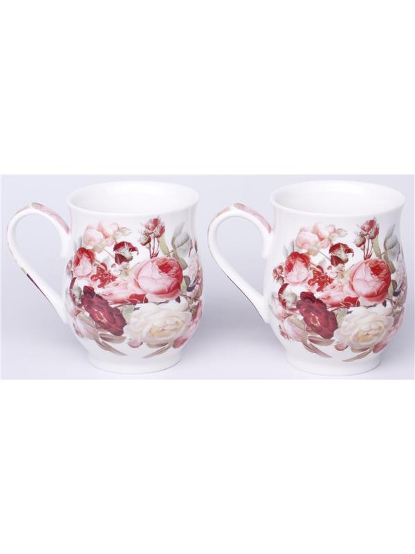 Kpl. Dwóch Kubków Z Łyżeczkami