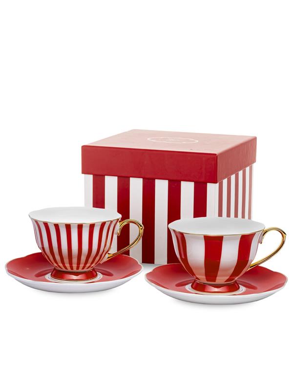 Komplet za kavo iz porcelana dekor Elegant