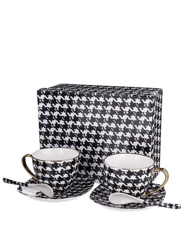 Filiżanka Z Podstawką I Łyżeczką 2+2+2