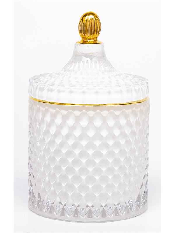 Szklany Pojemnik Dekoracyjny