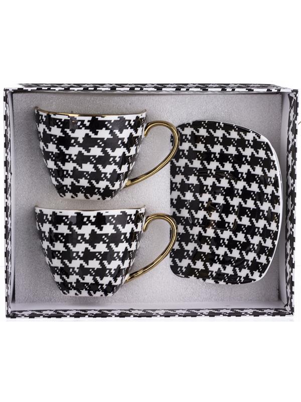 Filiżanka Z Podstawką I Łyżeczką 2+2+2