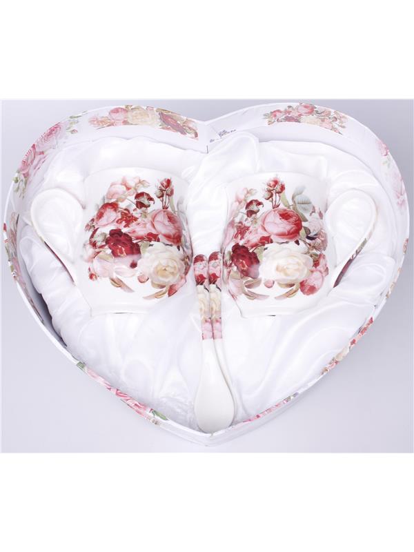 Kpl. Dwóch Kubków Z Łyżeczkami