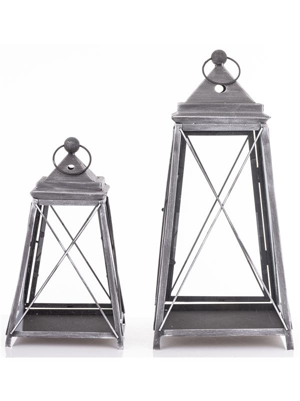 Lampion Metalowy Kpl. 2 Szt.