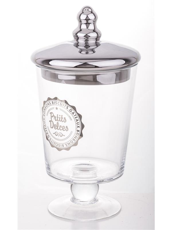 Dekorativna steklena posoda