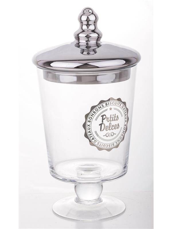 Dekorativna steklena posoda