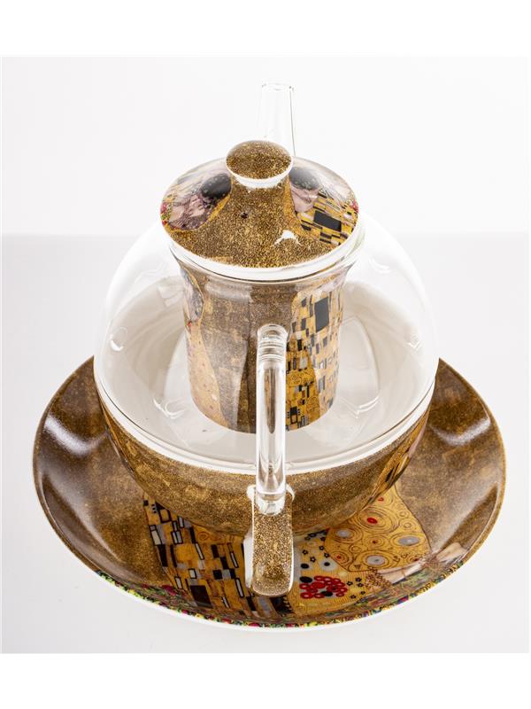 Dzbanek Z Zaparzaczem I Podstawką