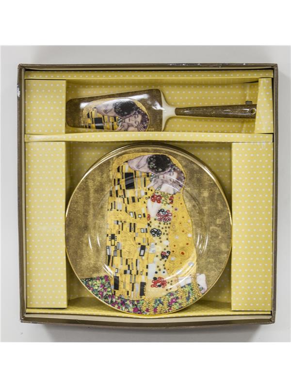 Komplet za pecivo-dekor Klimt Poljub
