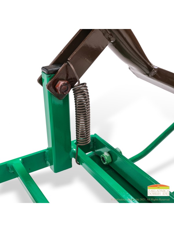 Innovative forks with wheels for aeration and tillage 75 cm wide 