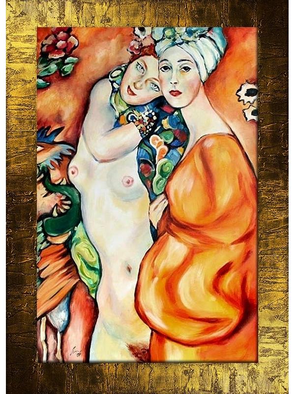 GUSTAV KLIMT-PRIJATELJICI-slika