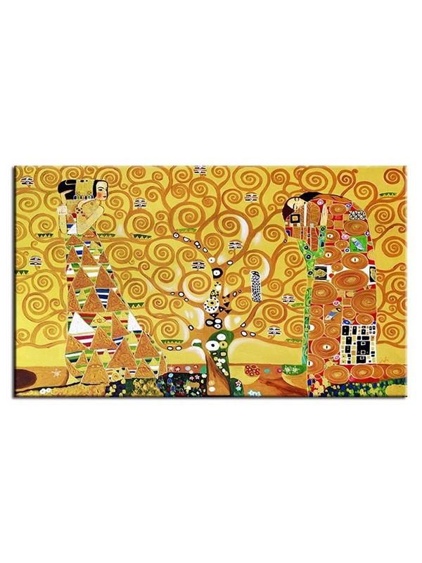 TRILOGIJA-PRIČAKOVANJE, DREVO ŽIVLJENJA, IZPOLNITEV-slika Gustav Klimt