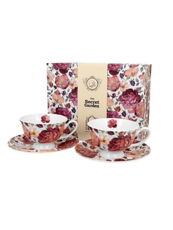 Pl Filiżanki Royal Ze Spodkami Spring Roses Wh 2Sz