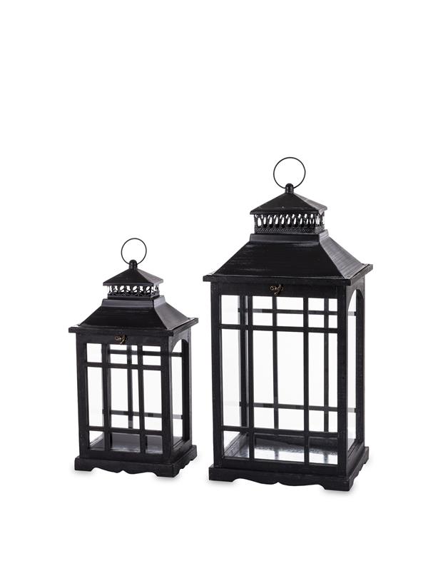 Lampion Drewniany Kpl. 2 Szt.