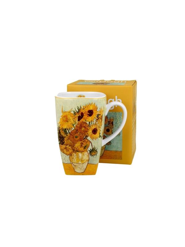 Pl Kubek Kwadratowy Sunflowers