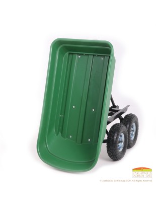 Carrello da giardino con vasca ribaltabile