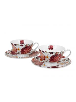 Pl Filiżanki Royal Ze Spodkami Spring Roses Wh 2Sz
