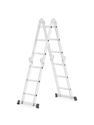 Multi-purpose articulated ladder 4x3 with platform