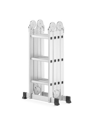 Multi-purpose articulated ladder 4x3 with platform