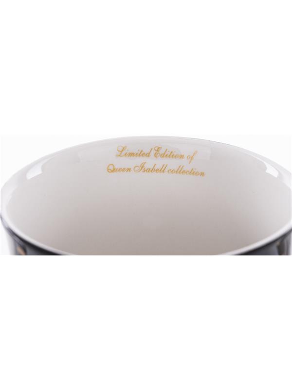 Lonček iz porcelana z dekorjem Klimt Poljub