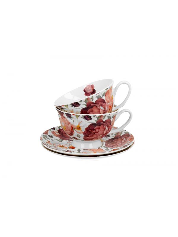 Pl Filiżanki Royal Ze Spodkami Spring Roses Wh 2Sz