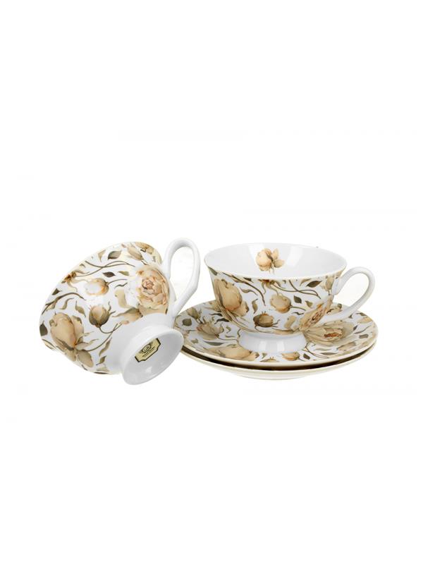 Pl Filiż. Royal Ze Spodkami English Roses Wh 2Szt.