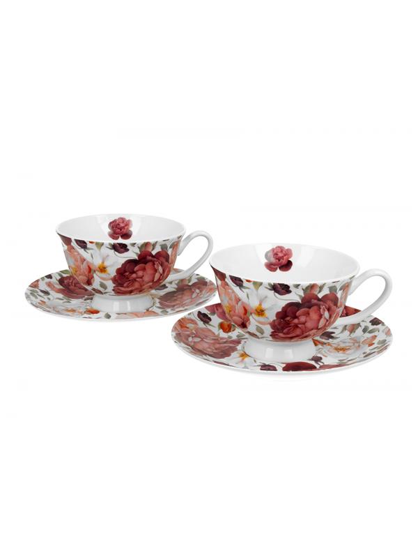 Pl Filiżanki Royal Ze Spodkami Spring Roses Wh 2Sz