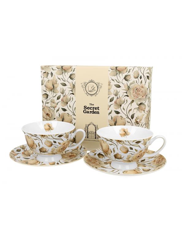 Pl Filiż. Royal Ze Spodkami English Roses Wh 2Szt.
